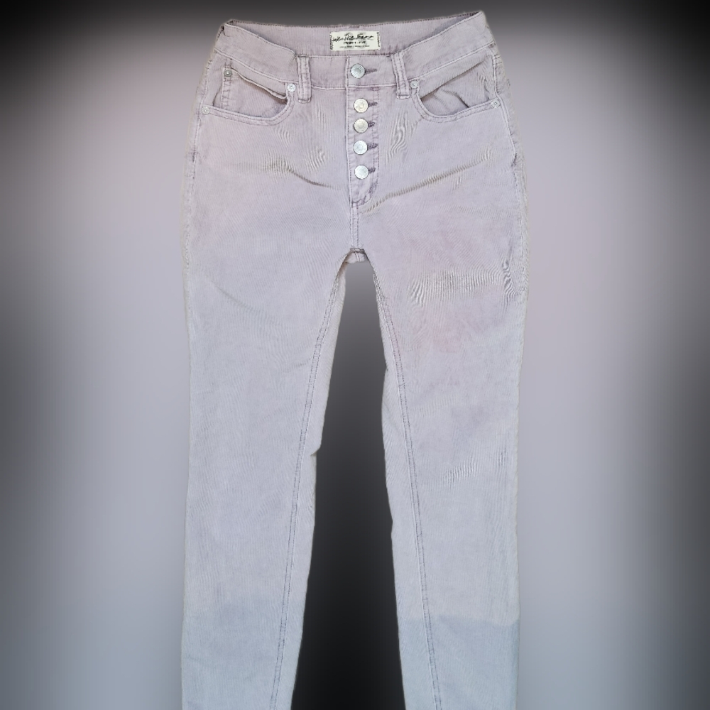 #K38 We The Free Light Purple Corduroy Jeans